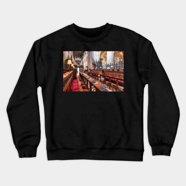 Christ Church Cathedral, Oxford Crewneck Sweatshirt by RJDowns